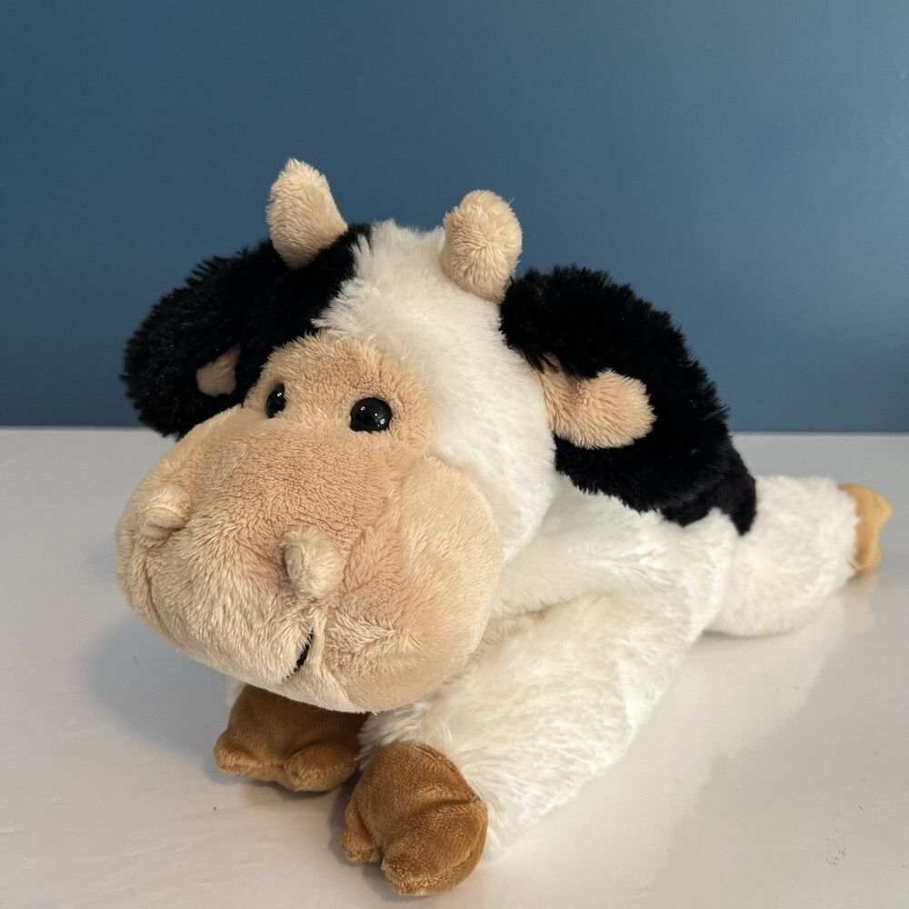 Gund Plush Cow Moo Moo 4040175 Stuffed Animal Lays Flat 12” * HTF